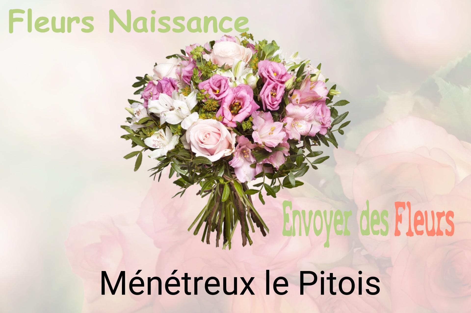 Bouquet de fleurs de naissance livré à Ménétreux-le-Pitois